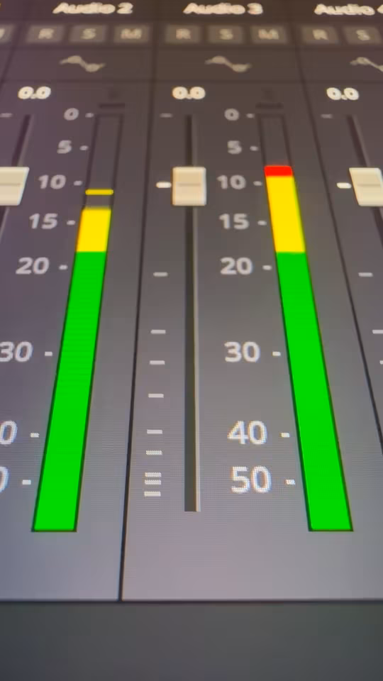 Console de mixage audio